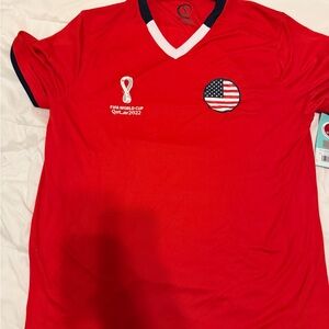 Red FIFA World Cup Qatar 2022 T-Shirt